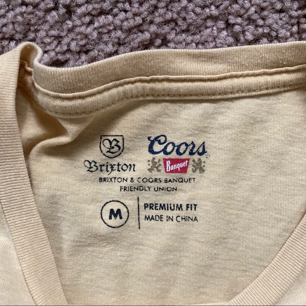 Brixton x Coors Banquet tee